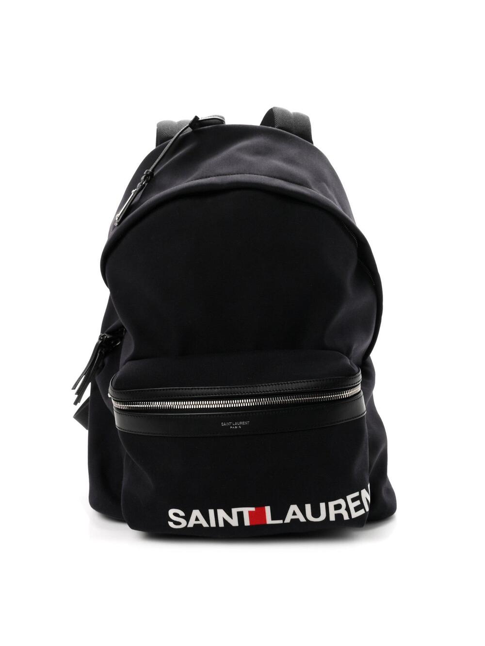 Saint Laurent Canvas Logo City Backpack #359272S67B